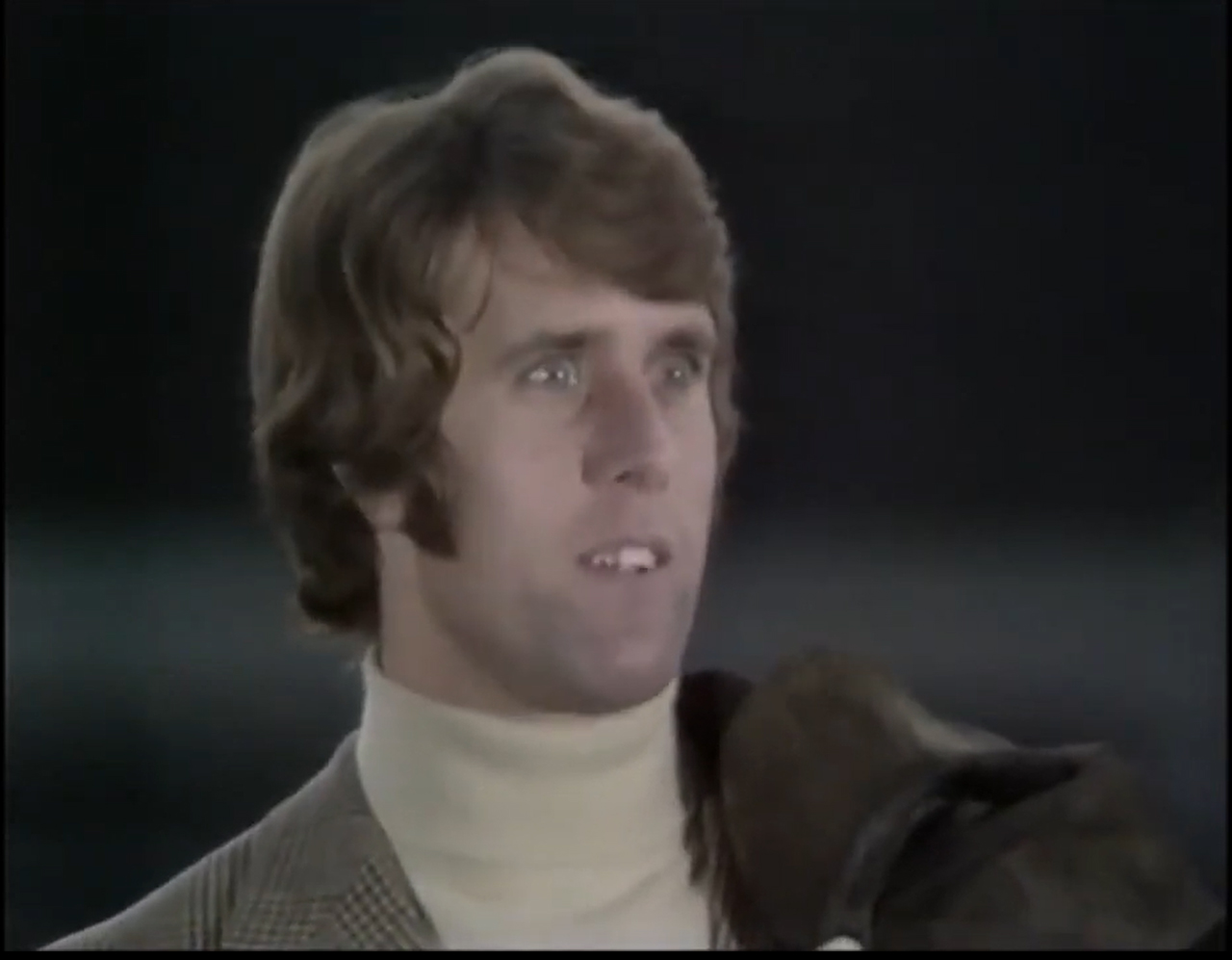 Geoff Hurst speaks to ITV's Brian Moore