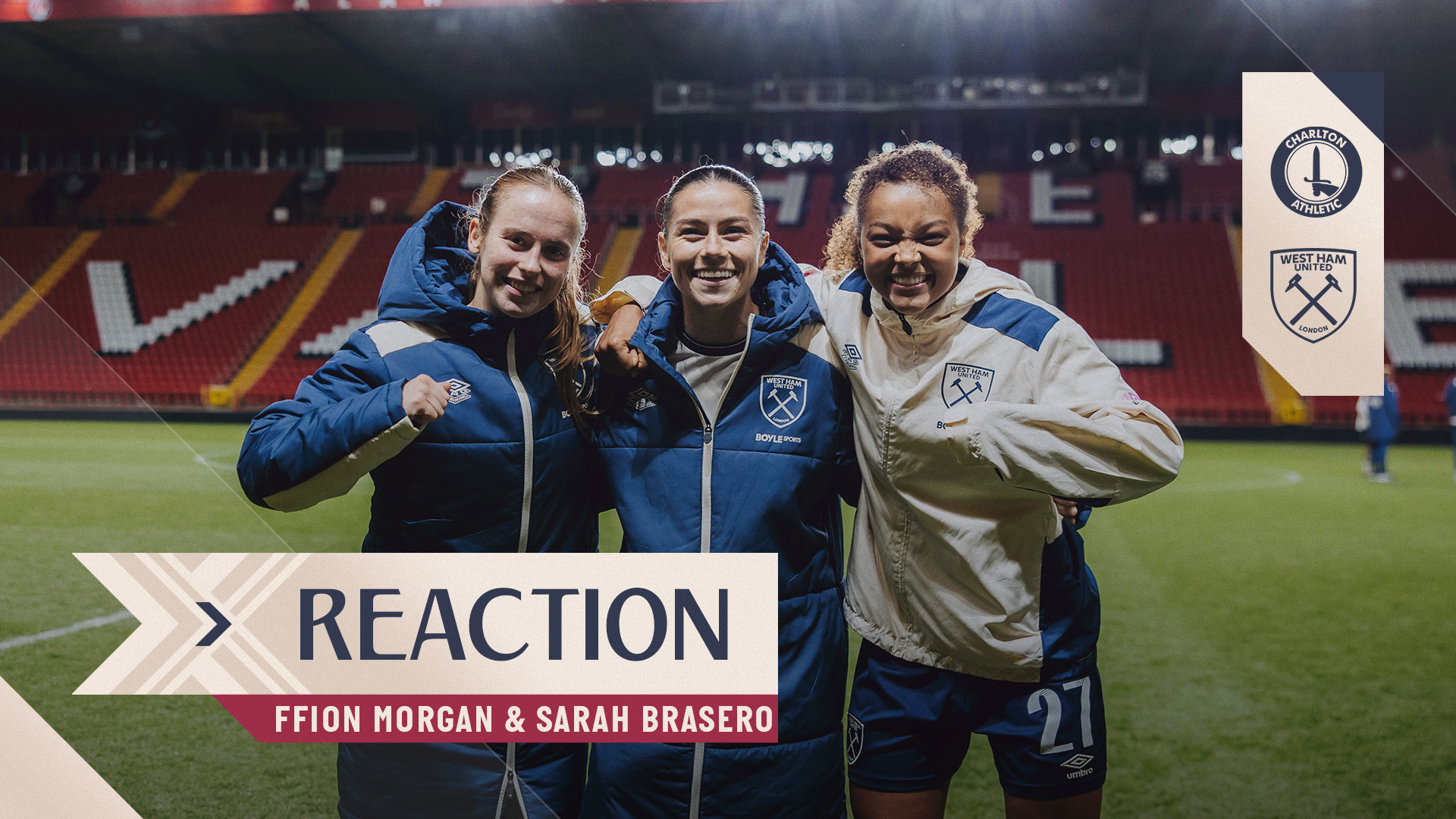 Ffion Morgan and Sarah Brasero