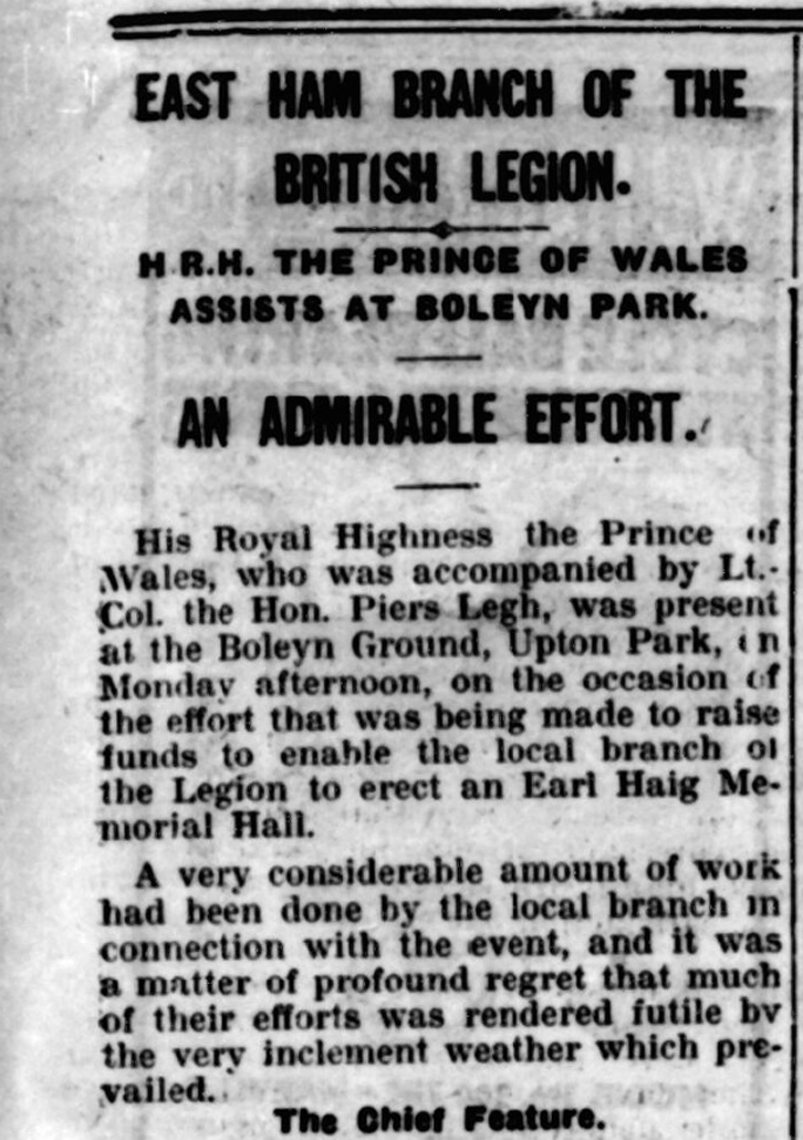 West Ham and South Essex Mail match report