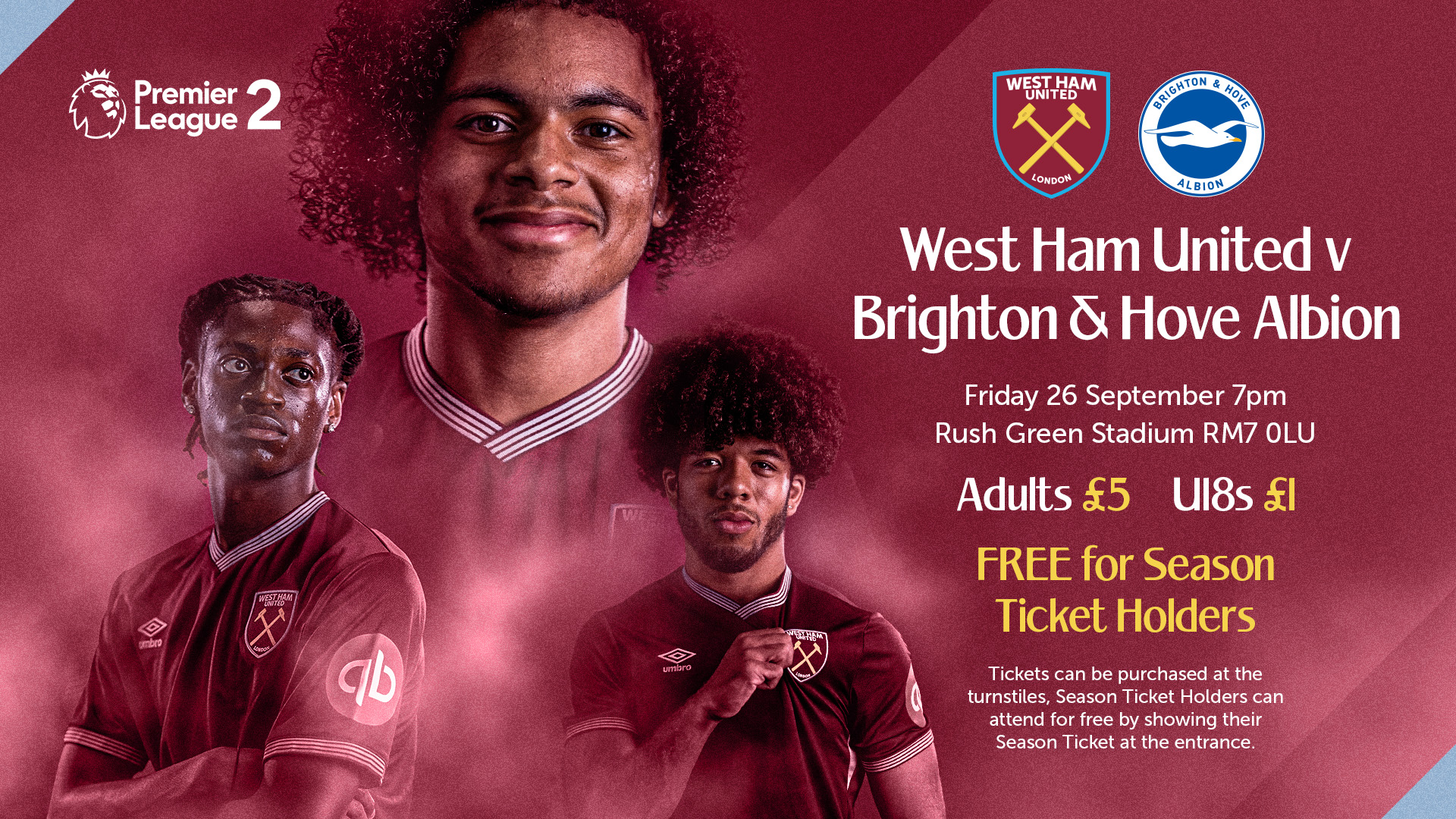 WHU U21s v BHA
