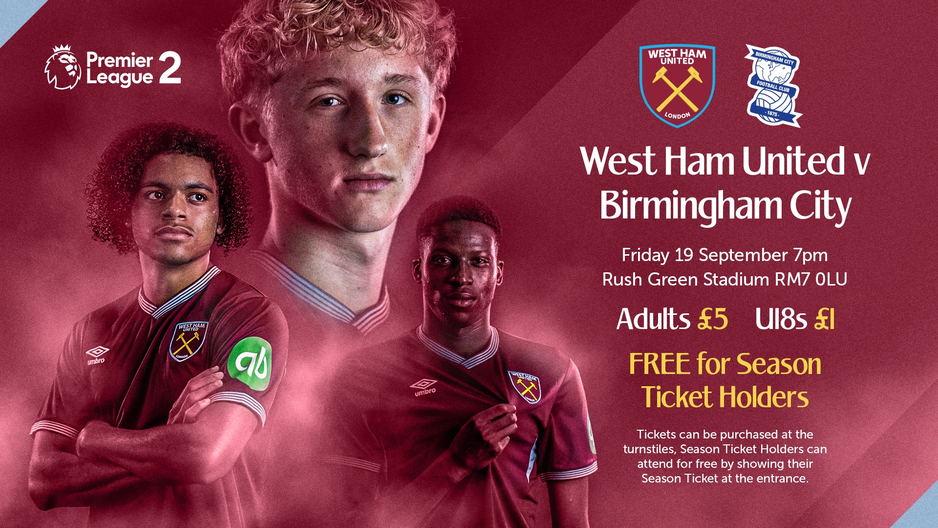 U21s v Birmingham