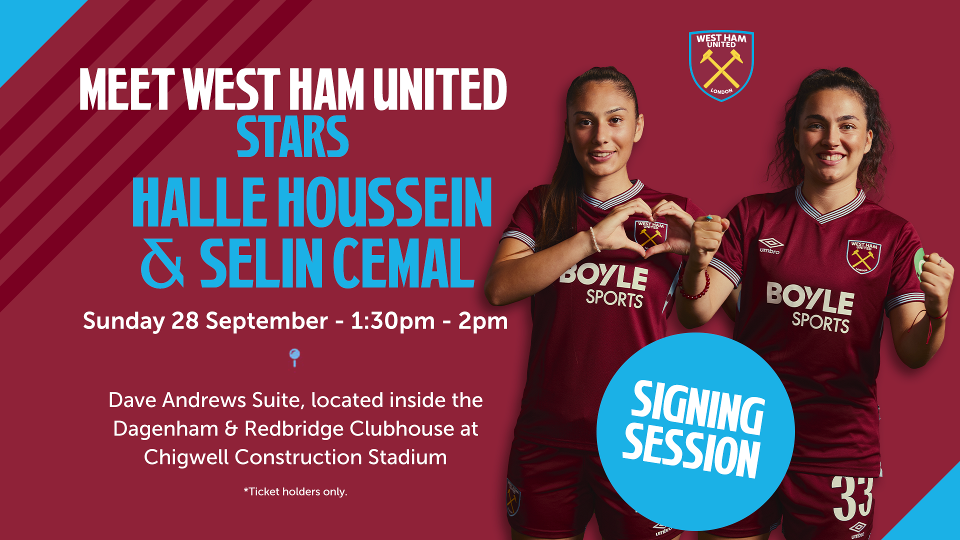 Selin Cemal and Halle Houssein