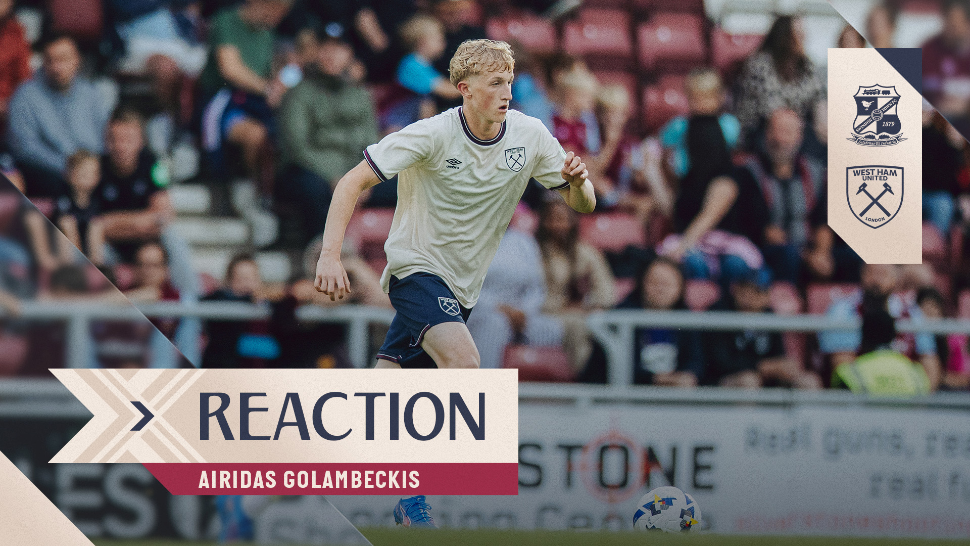 Airidas Golambeckis reaction Swindon