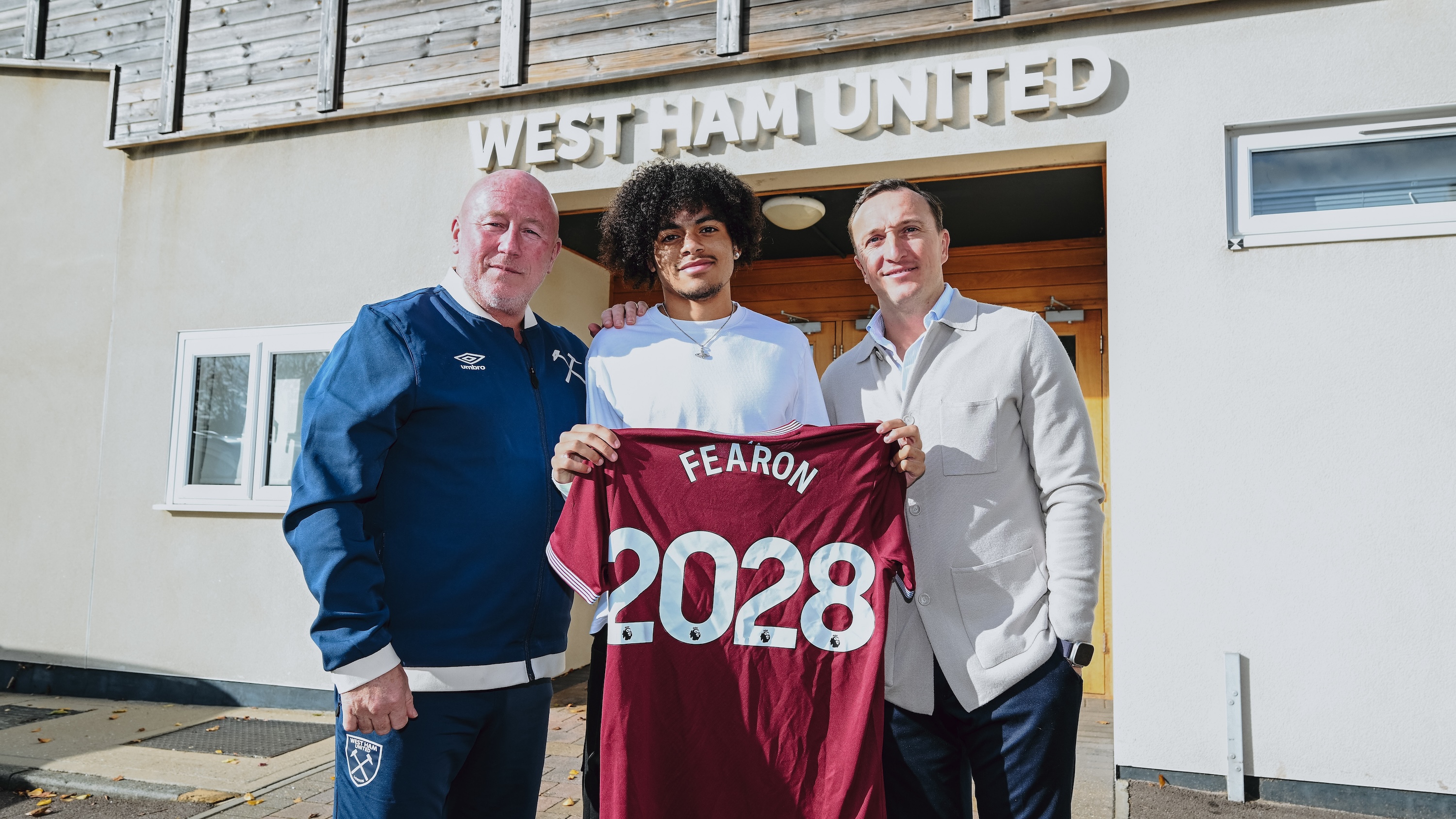 Preston Fearon, Kenny Brown and Mark Noble