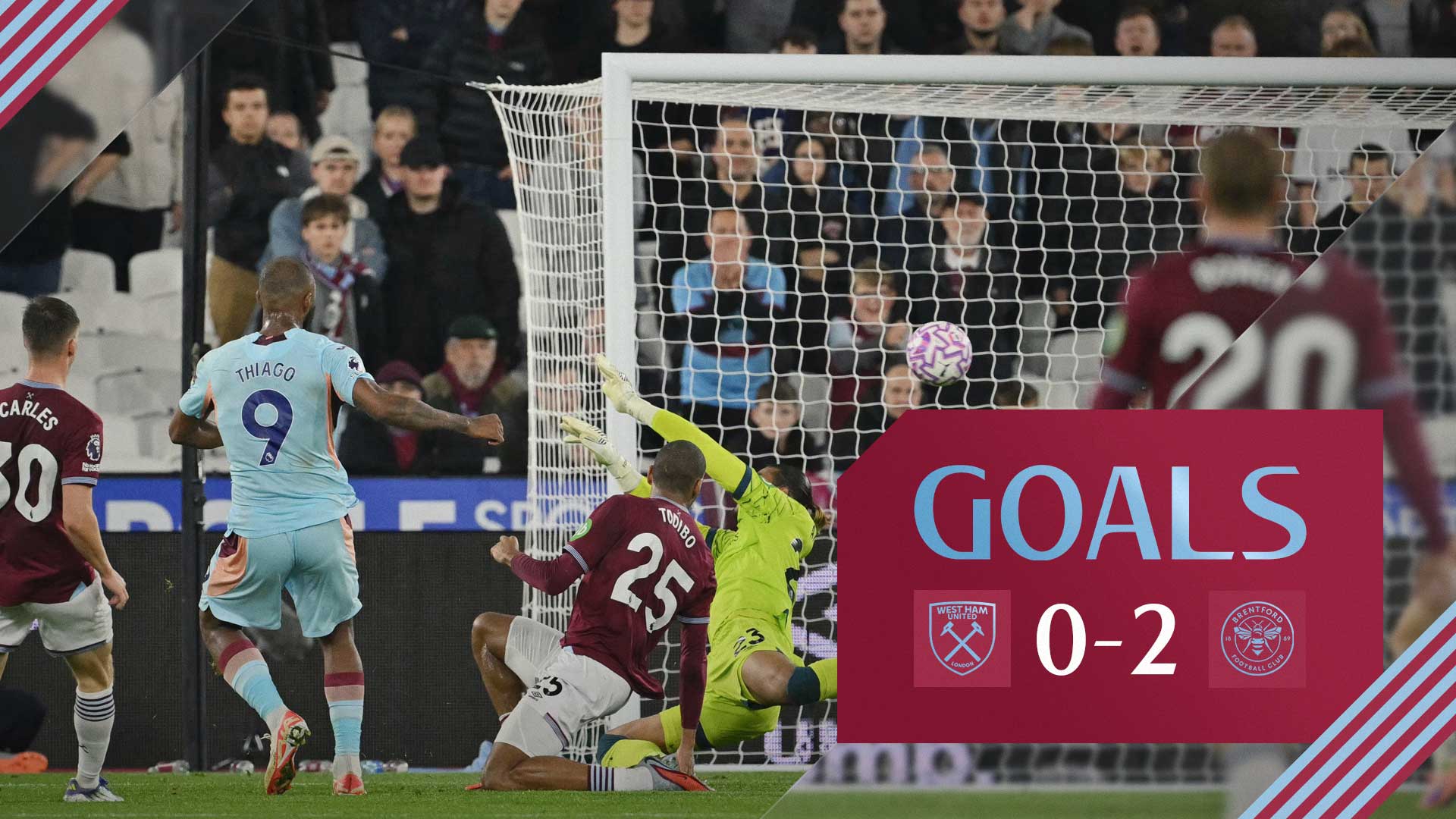 Igor Thiago scores Brentford's first goal