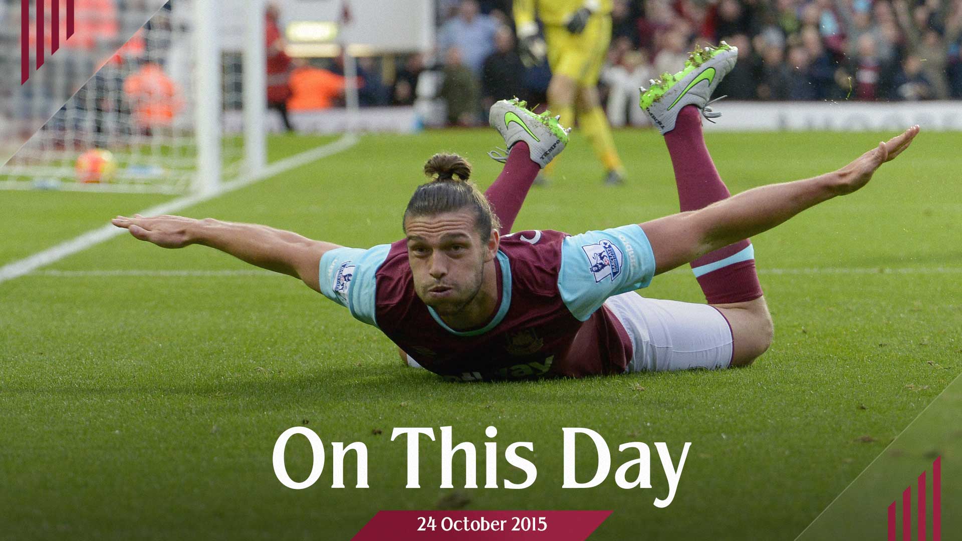 Andy Carroll celebrates scoring against Chelsea in October 2024