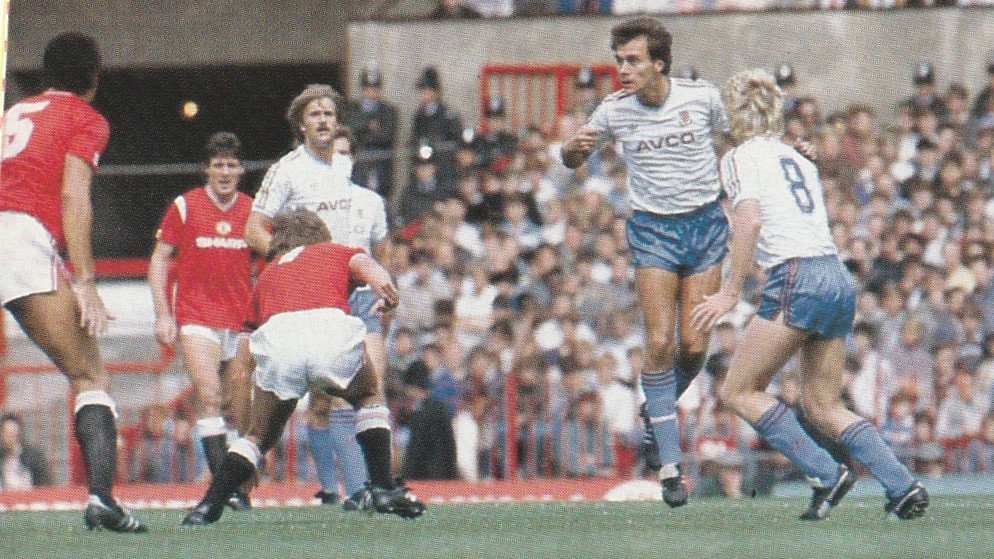 The central midfielder was always in the heart of the action.