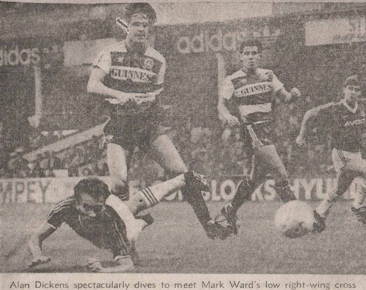 Dicko dives full-length to score against Queens Park Rangers