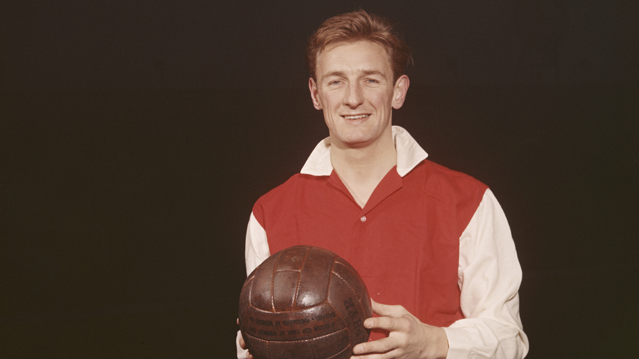 George Eastham in Arsenal colours