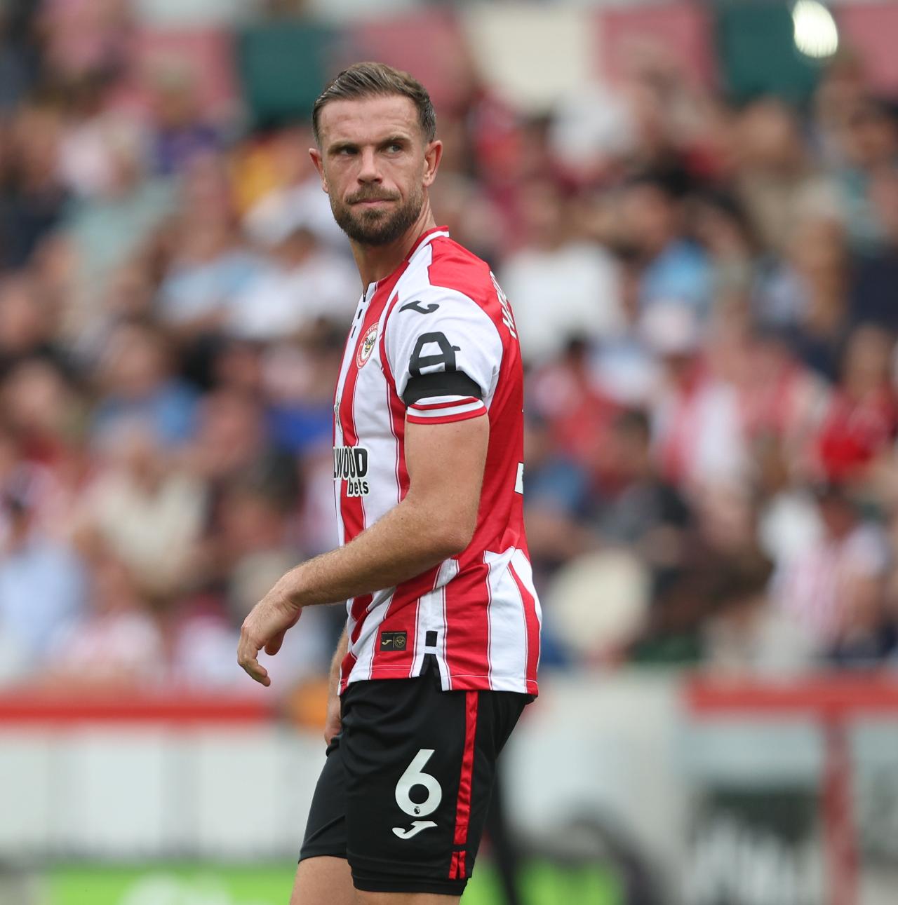 Brentford midfielder Jordan Henderson