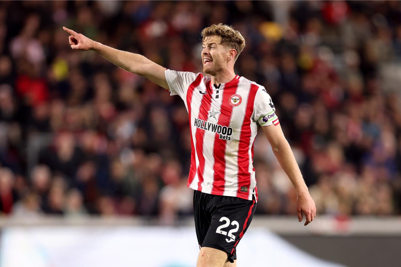 Brentford captain Nathan Collins