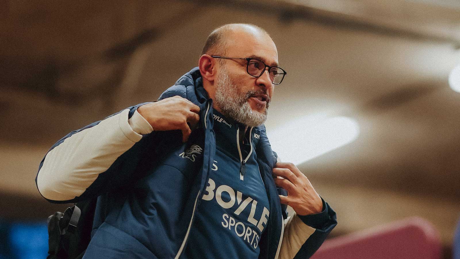 Nuno arrives at London Stadium