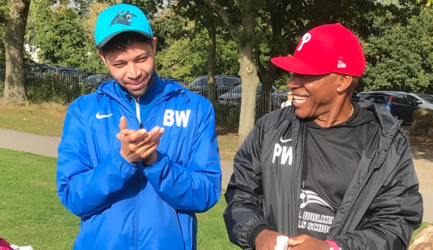 Phil Walker with his son, and Kyle's cousin, Beau
