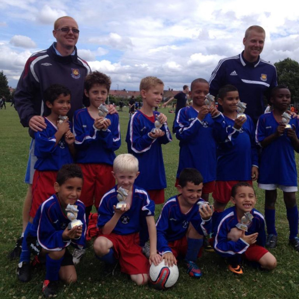 Airidas Golambeckis and Gabriel Caliste East Ham Rovers