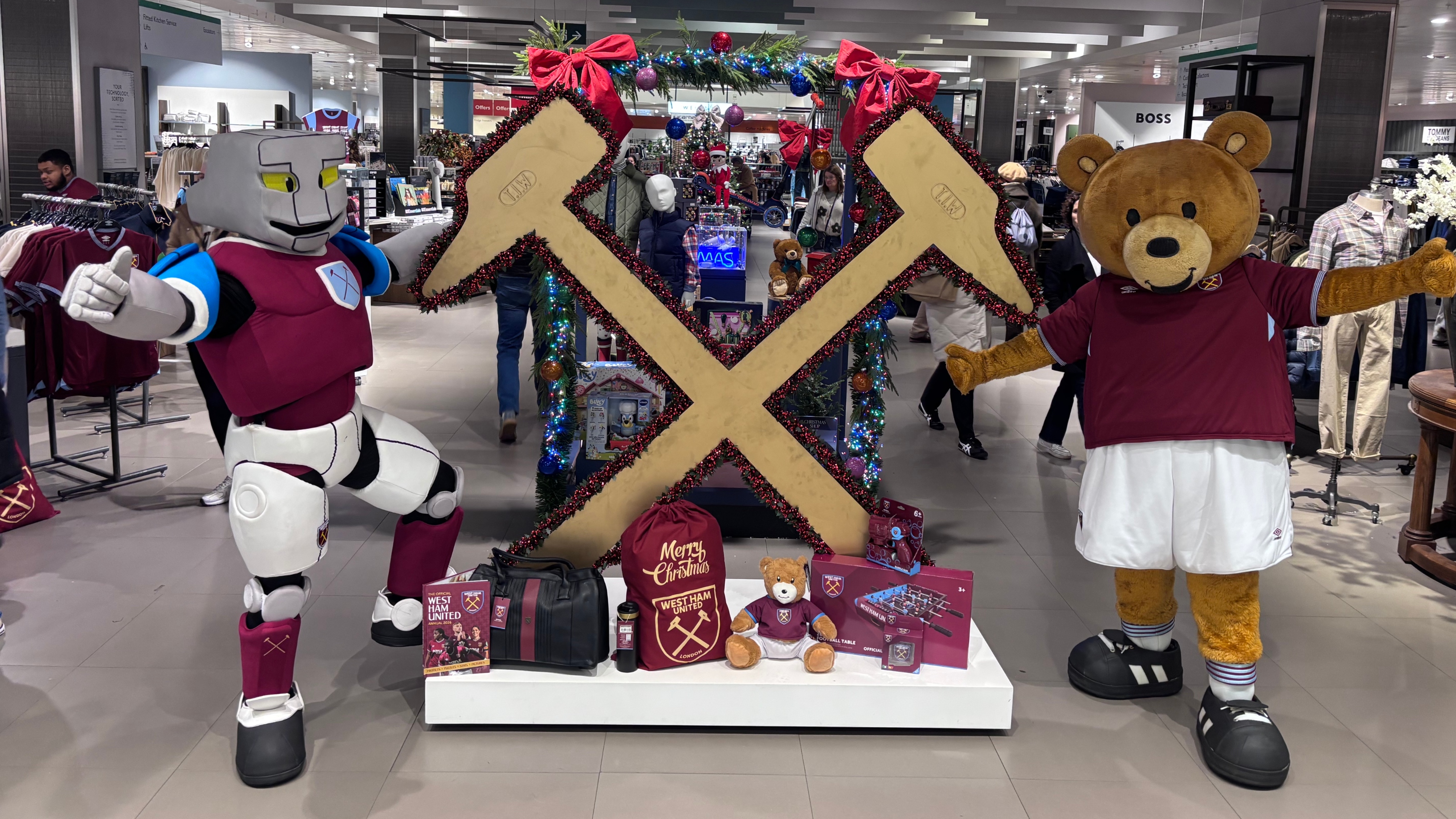 Festive pop-up shop