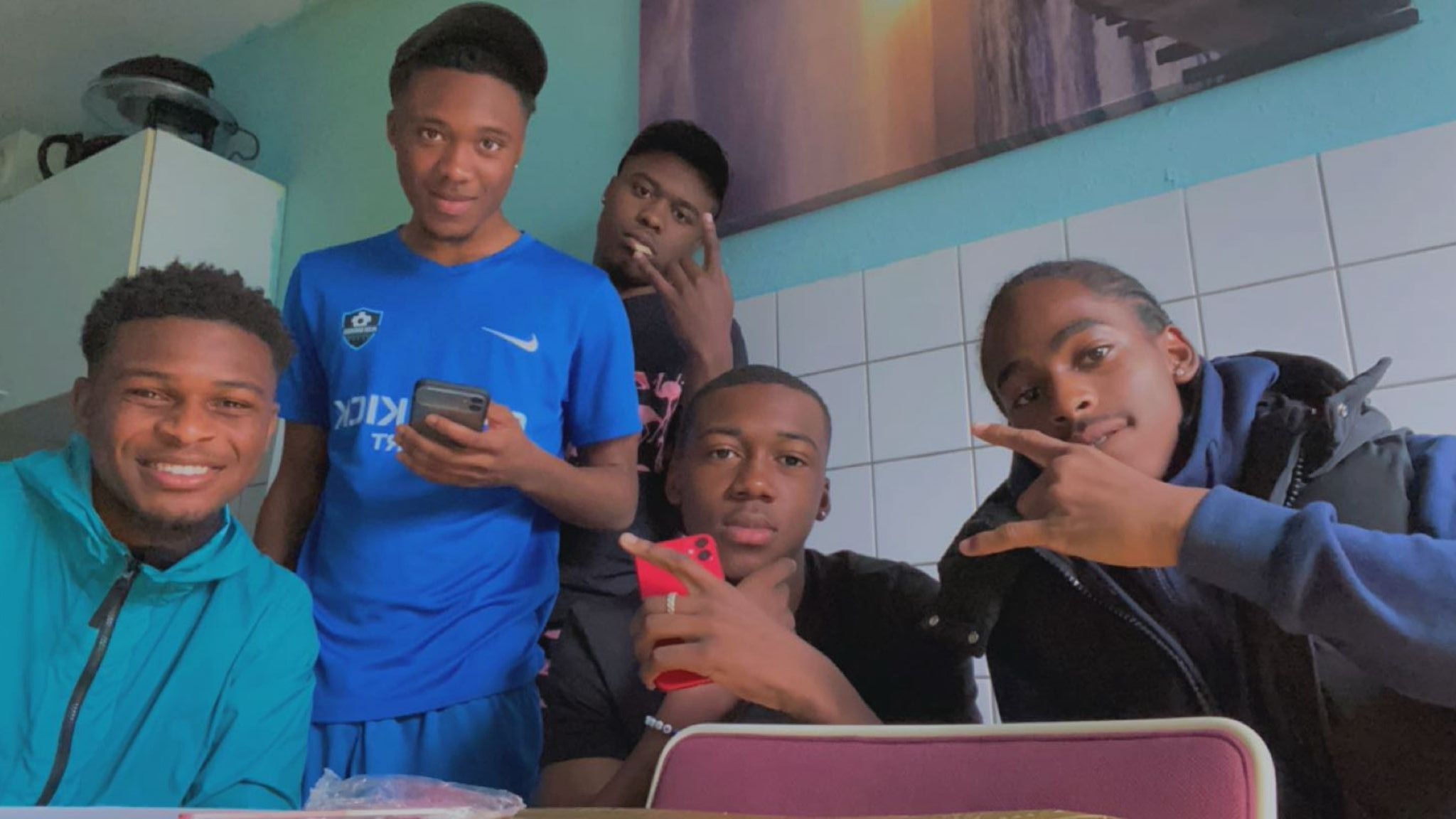 Summerville with Antoni Milambo and friends back in their youth