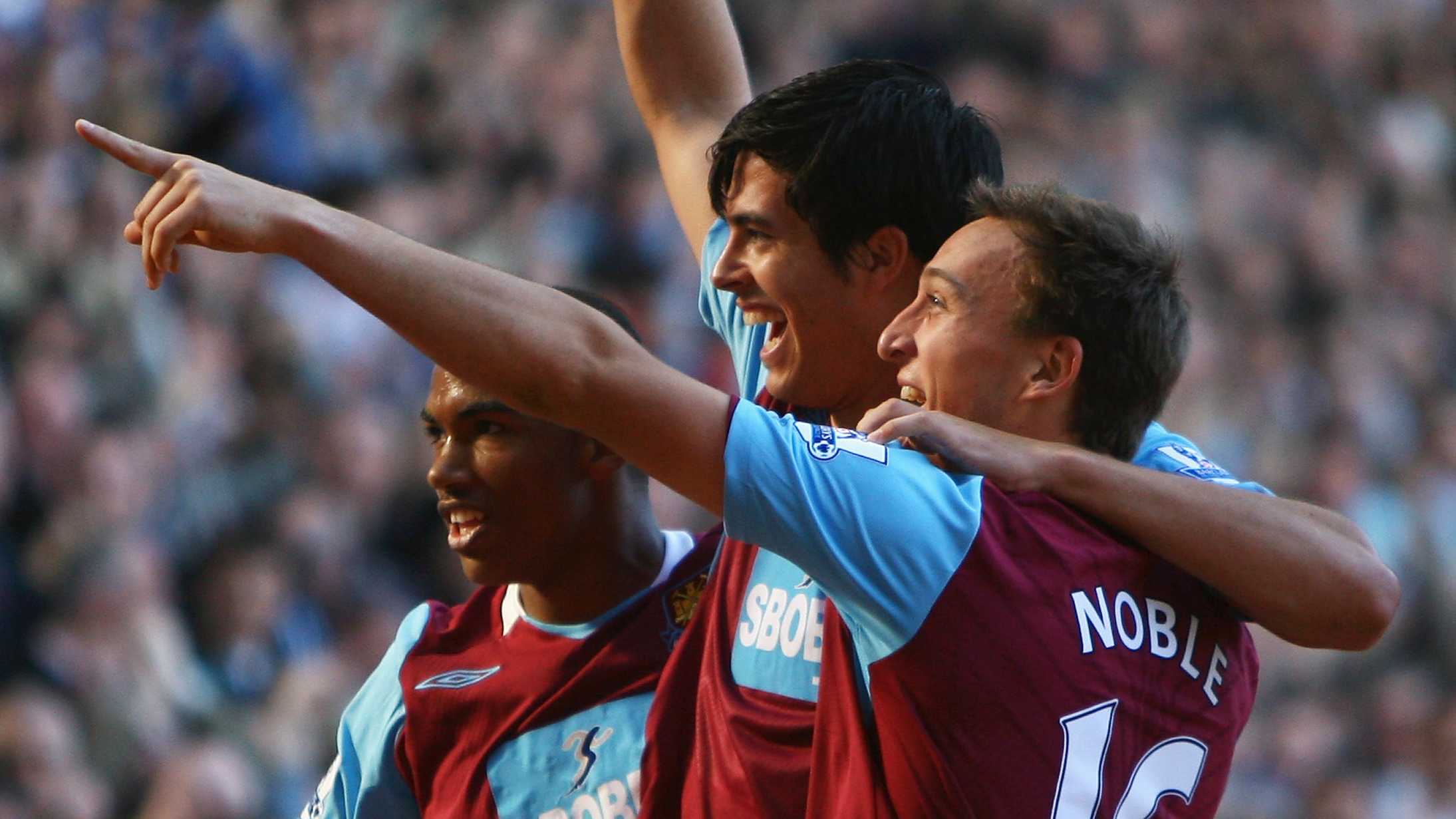 Tomkins Noble and Stanislas for West Ham 2008/09