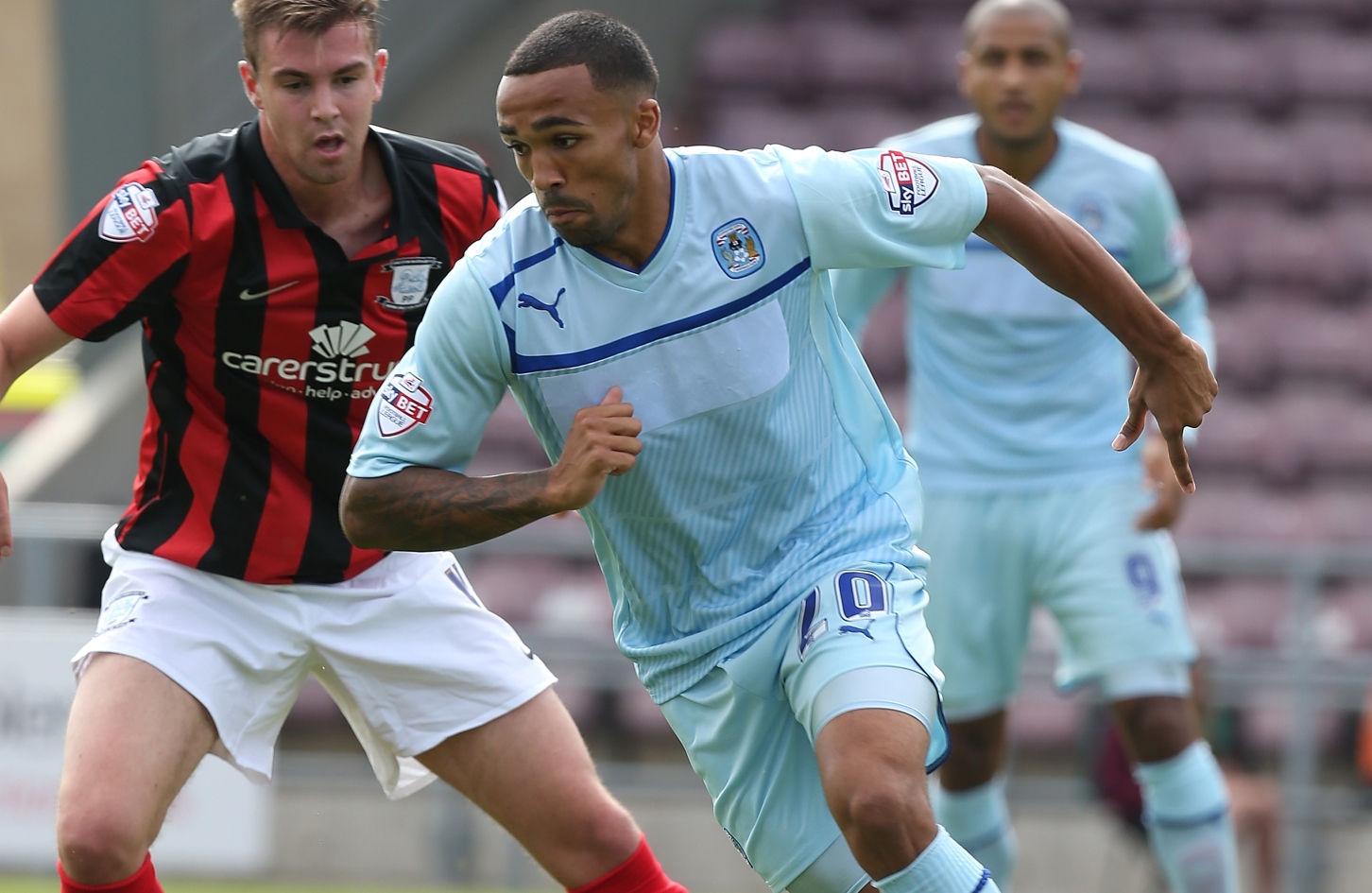 Wilson scored 23 goals in 55 appearances for boyhood side Coventry