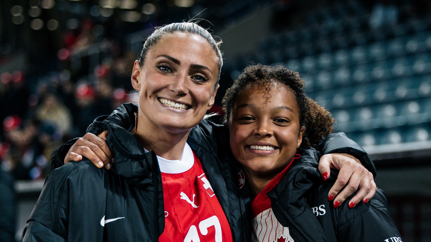 Shelina Zadorsky and Leila Wandeler