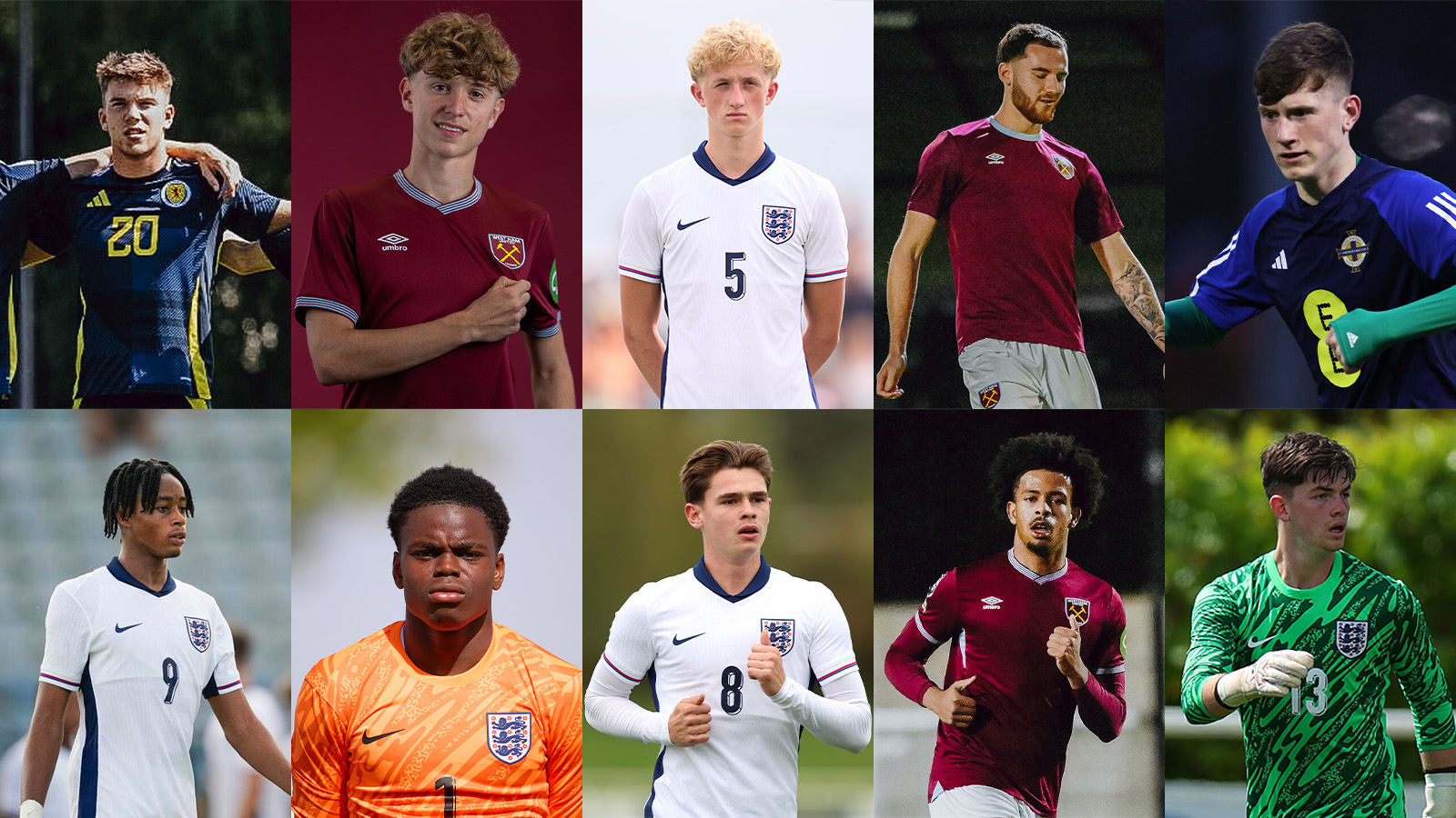 West Ham United Academy internationals