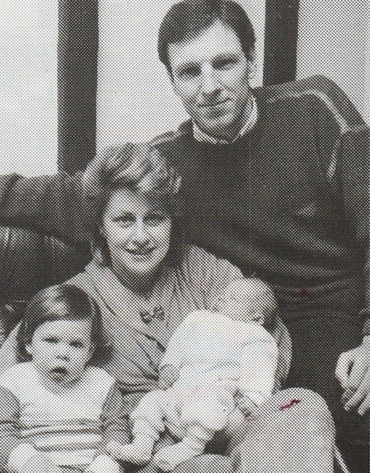 Alvin, wife Maggie and daughter Sarah welcome future Hammers keeper David into the family