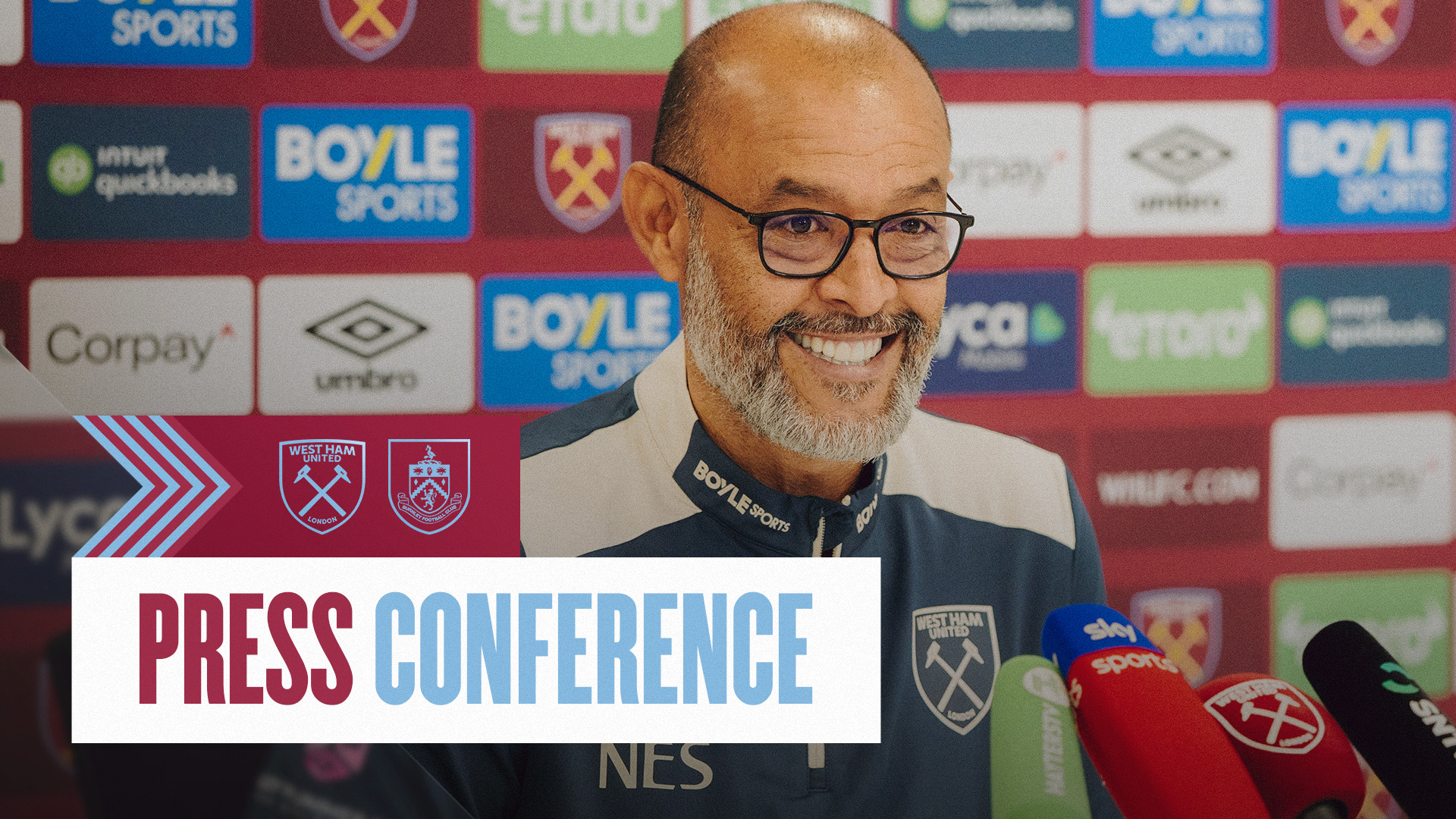 Burnley pre-match press conference