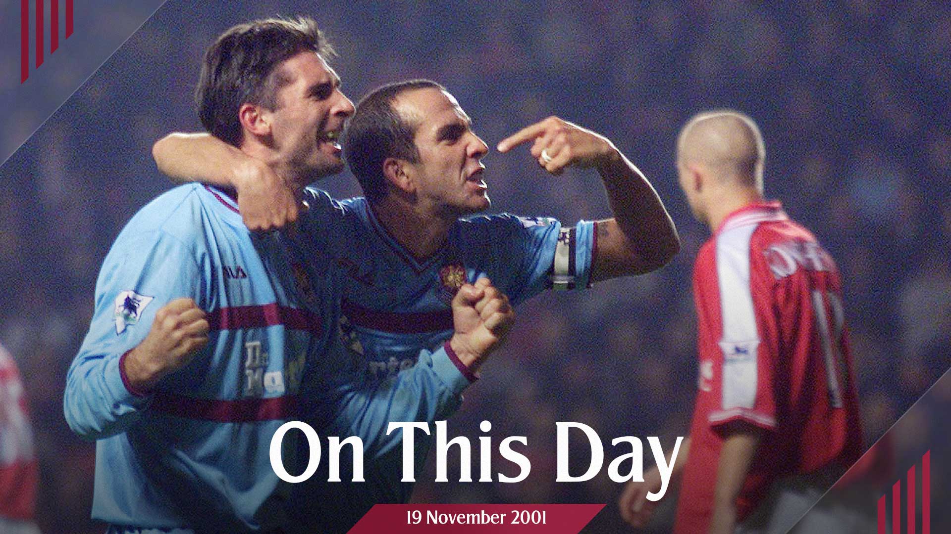 Paul Kitson celebrates scoring at Charlton in 2001