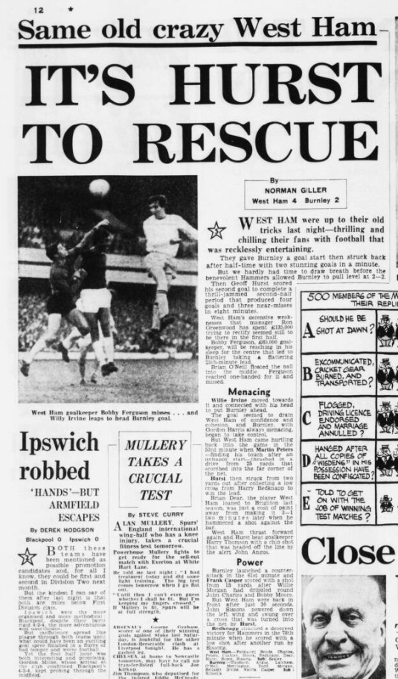 The Daily Mirror 22 August 1967