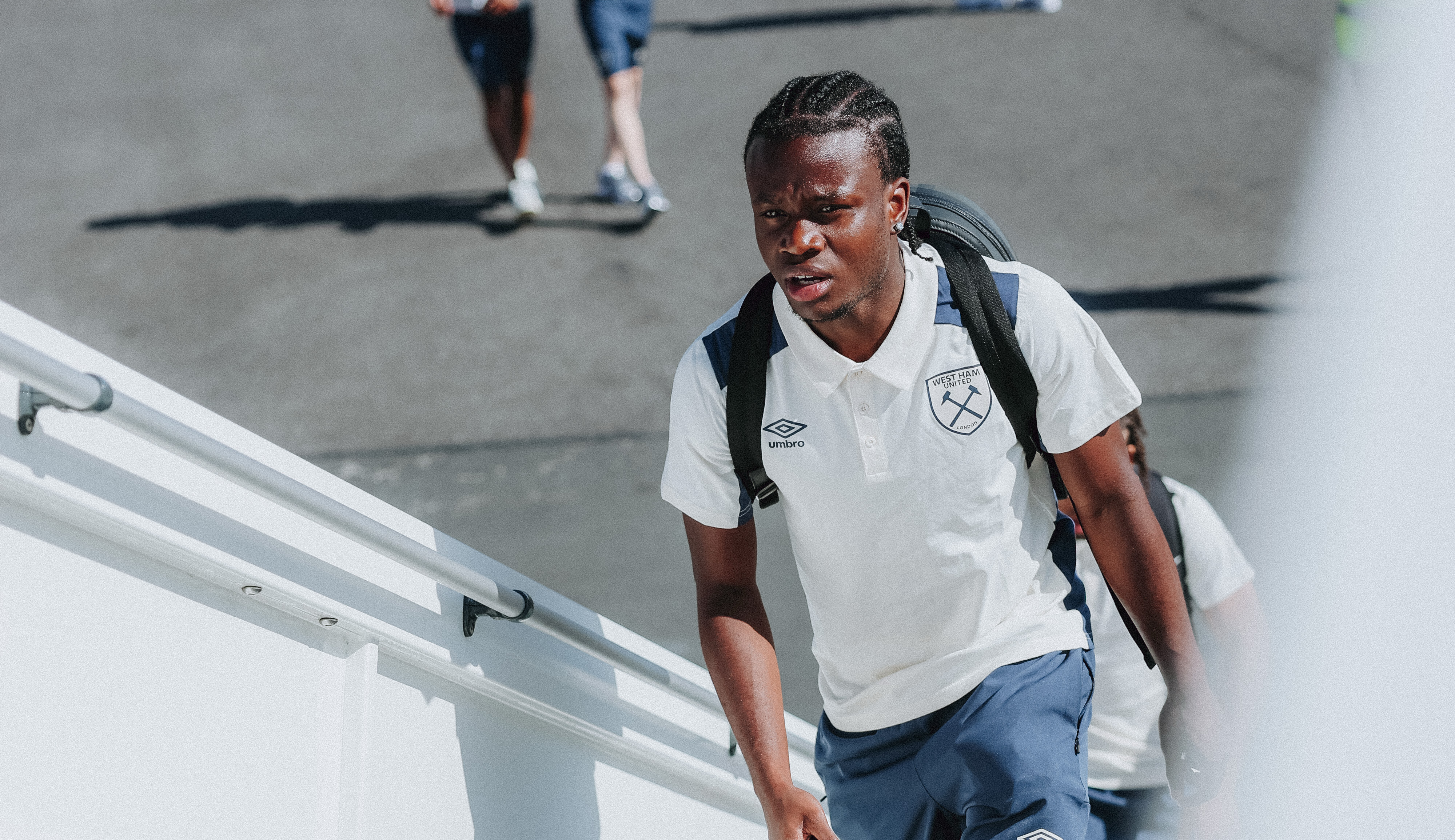 Emeka Adiele travelling to Germany with the first team