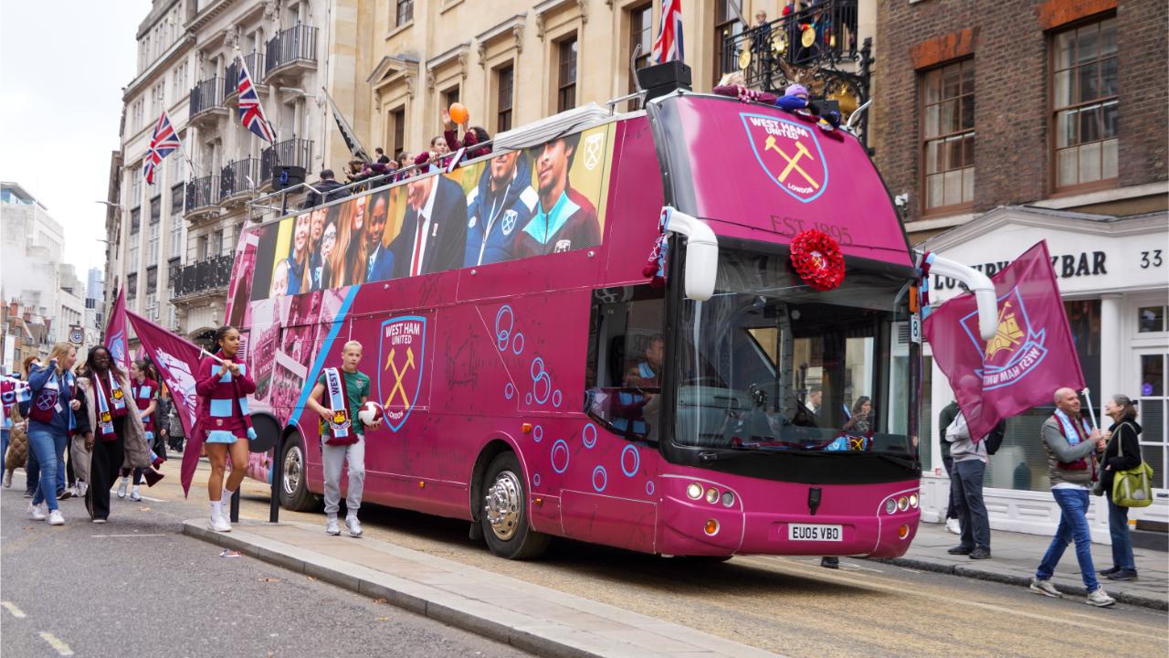 West Ham United in the Lady Mayor's Show