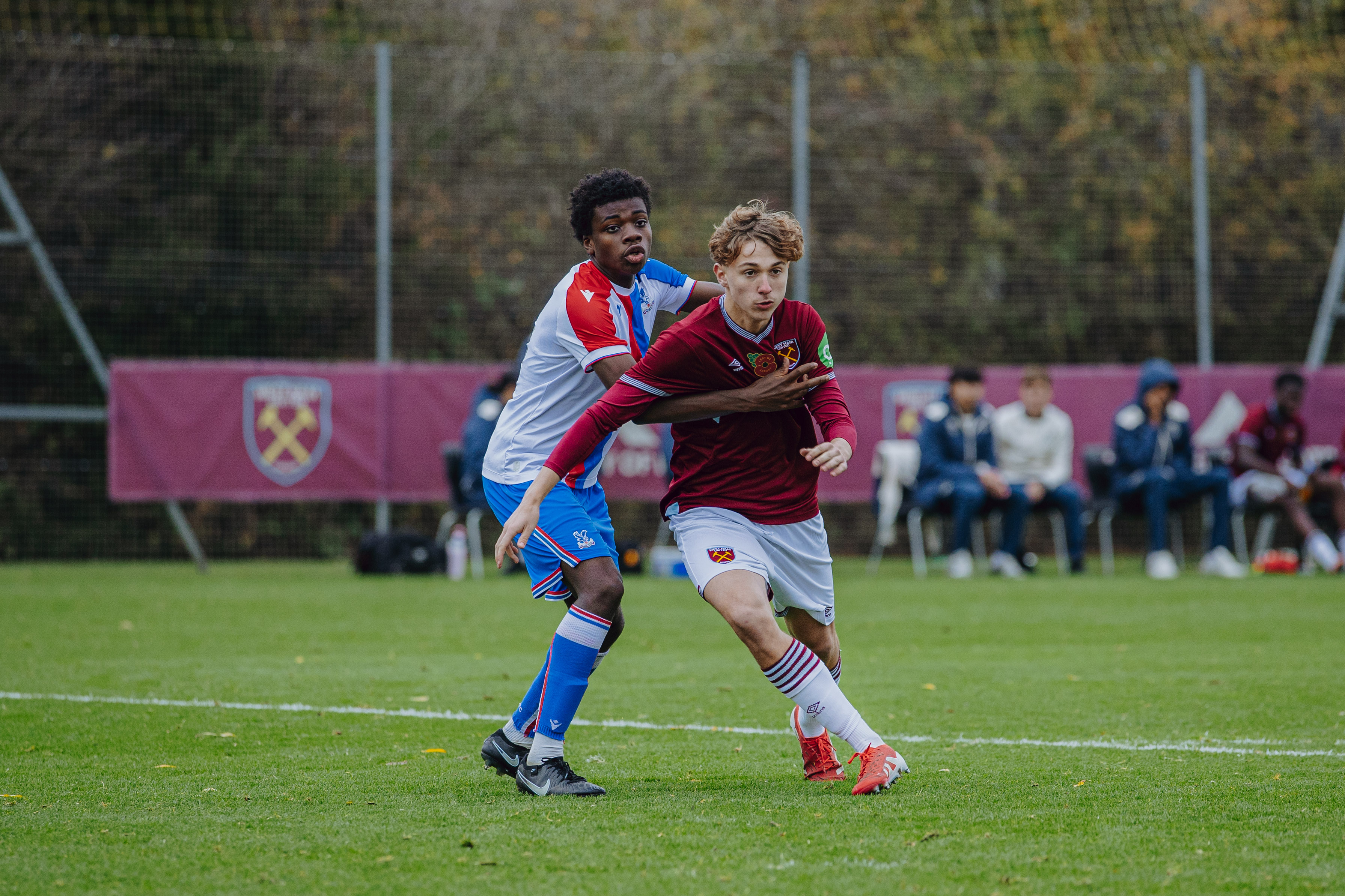 Isaac Thomas in action v Crystal Palace