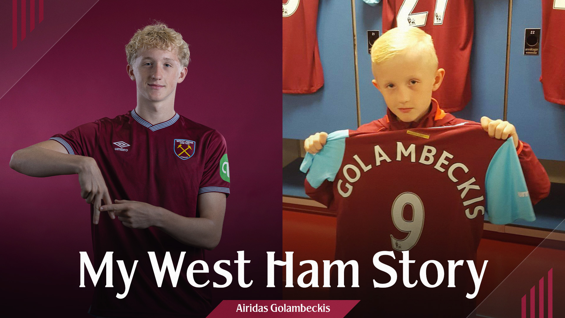Airidas Golambeckis | My West Ham Story