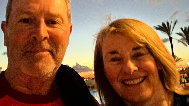 Neil and wife, Julie, have travelled far and wide since leaving the Hammers