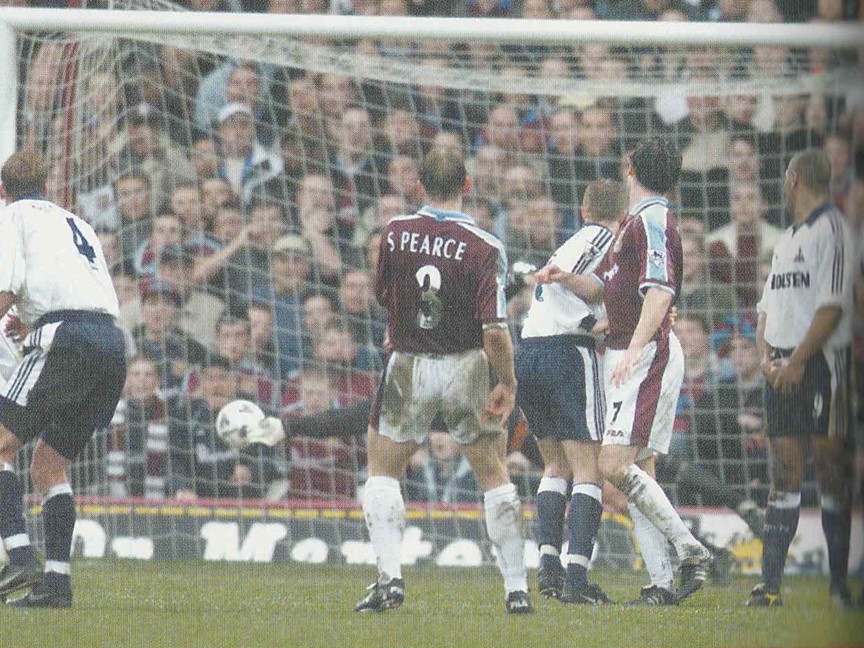 Pearce scored three goals in his 50 appearances for the Club