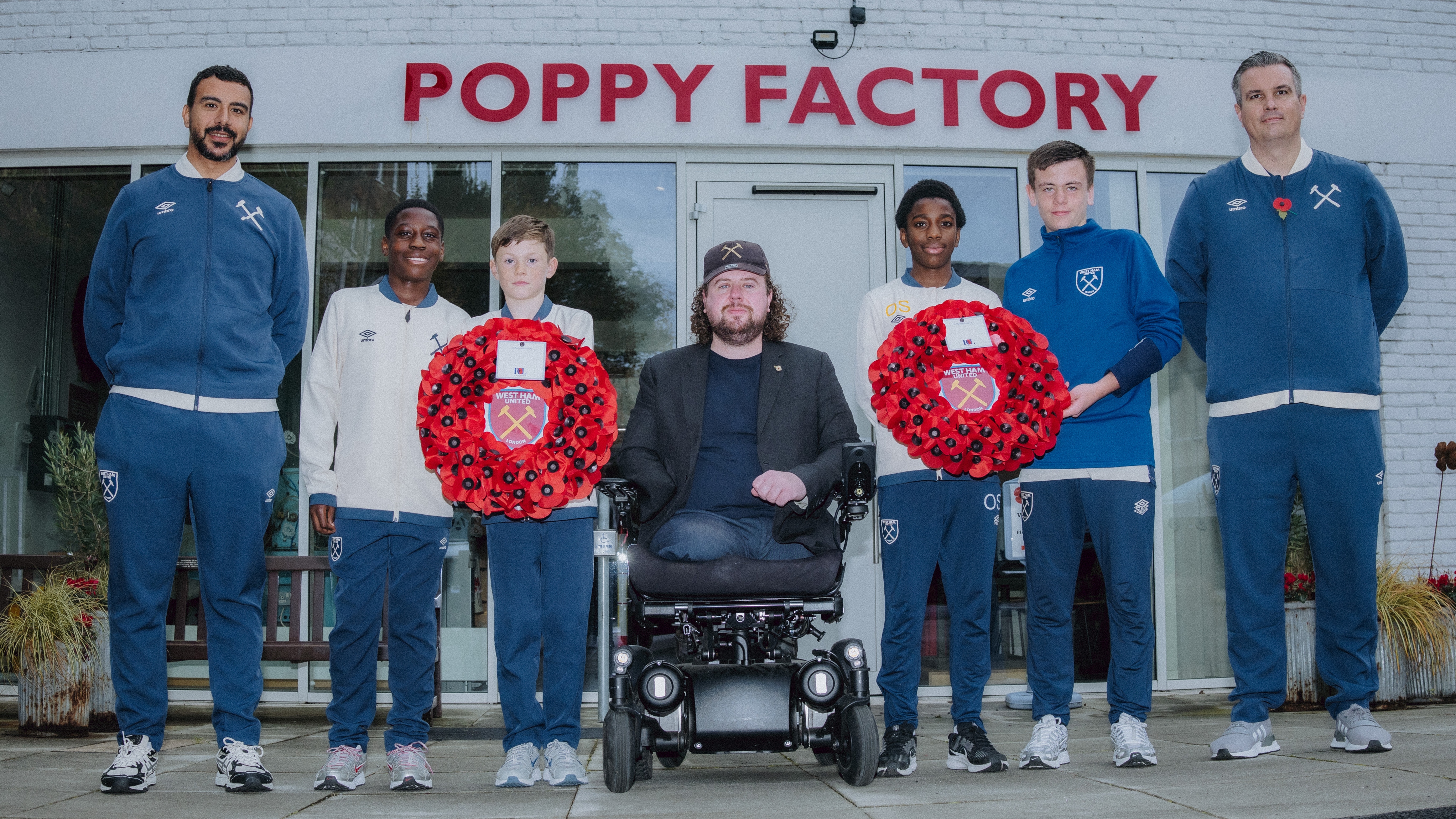 West Ham United U12s at The Poppy Factory