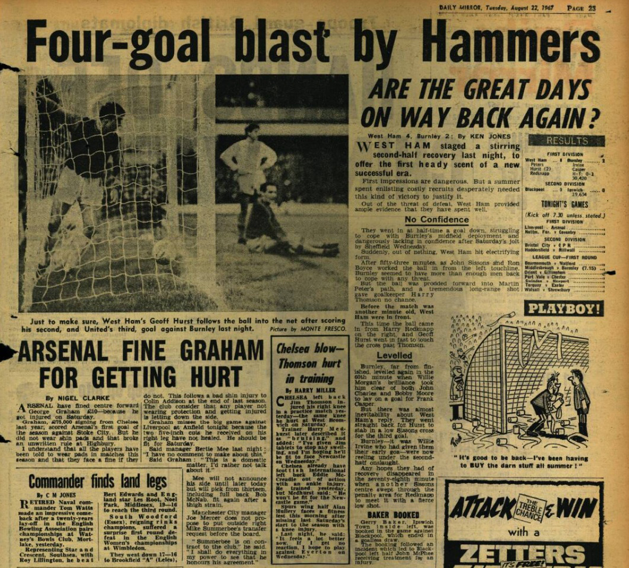 The Daily Mirror 22 August 1967