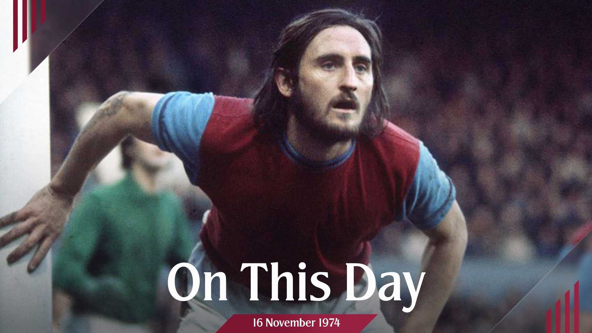 Frank Lampard in action in the 1970s