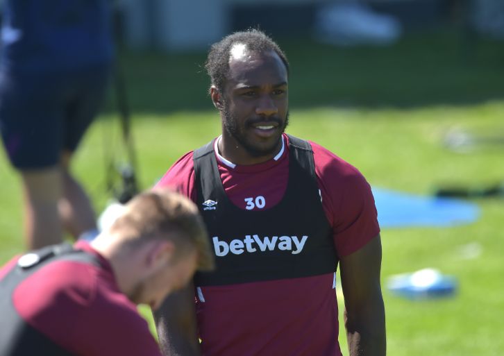 Michail Antonio in training