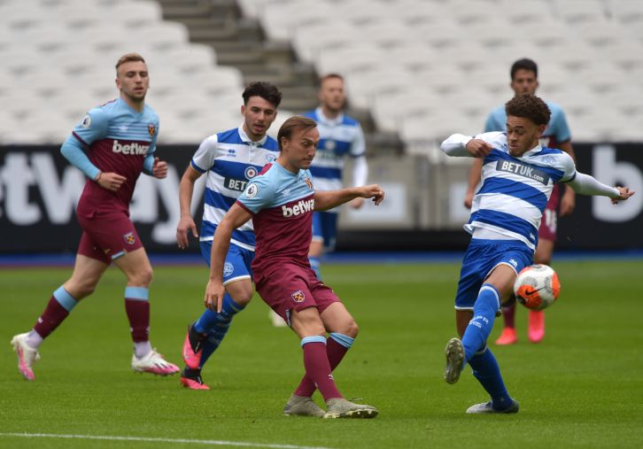 Mark Noble in action against Queens Park Rangers last week