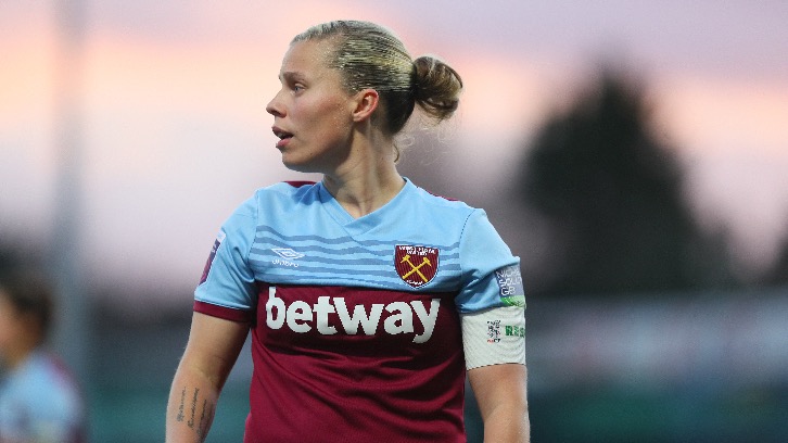 Gilly Flaherty captains West Ham United