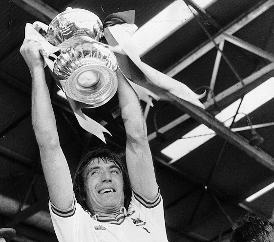 Billy Bonds lifts the FA Cup in 1980
