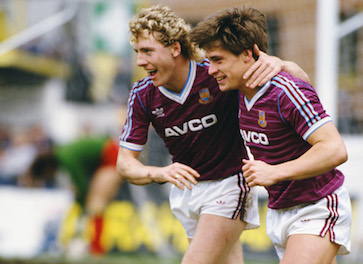 Cottee and McAvennie in 1986