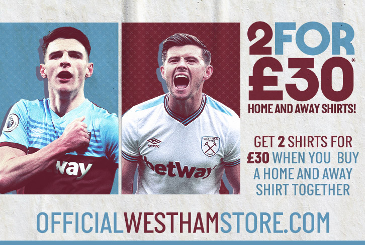 2 for £30 shirt promo