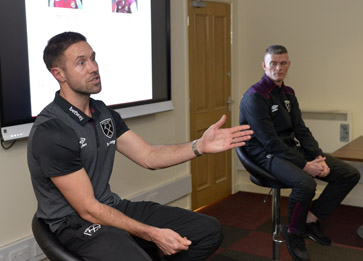 Matt Upson and Paul Konchesky offered their valuable insight