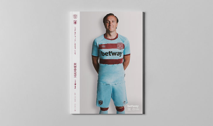 Programme cover v Aston Villa