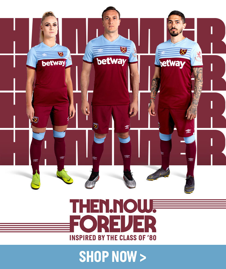 West ham new sales kit 2019