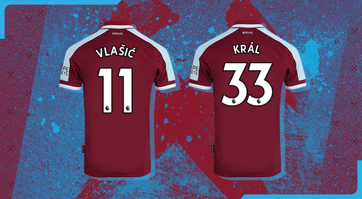 Nikola Vlasic and Alex Kral's shirts