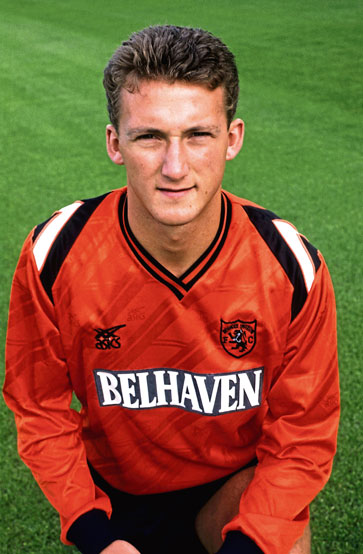 A young Billy McKinlay in Dundee United colours