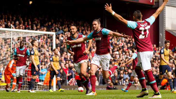 Andy Carroll scored a hat-trick against Arsenal in 2016