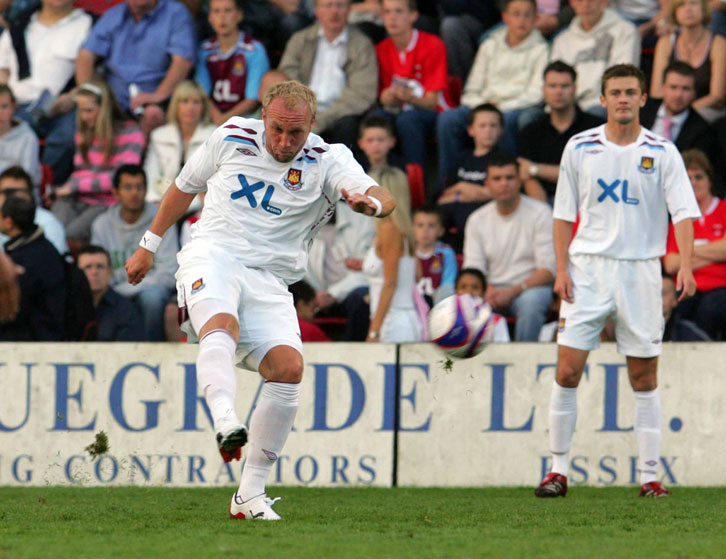 Dean Ashton scored West Ham United's goal at Leyton Orient in July 2007